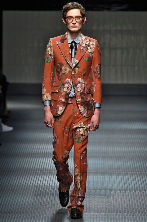 mens pink gucci suit|Gucci men's evening suits.